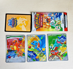Pokemon First Partner Illustration Collection Series 1 Kanto (Gen 1) all 3 cards - Image 1