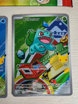 Pokemon First Partner Illustration Collection Series 1 Kanto (Gen 1) all 3 cards - Image 4