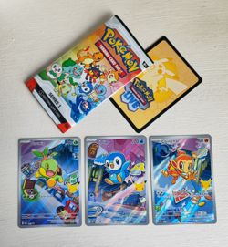 Pokemon First Partner Illustration Collection Series 1 Sinnoh Gen 4 (3 Cards) - Image 1