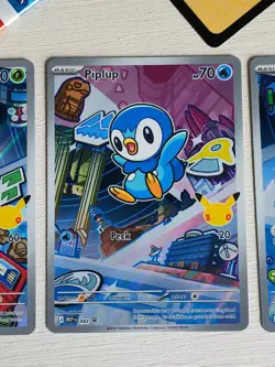 Pokemon First Partner Illustration Collection Series 1 Sinnoh Gen 4 (3 Cards) - Image 3