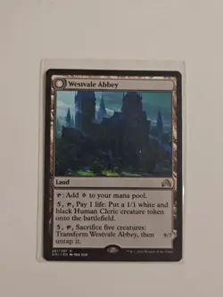 MTG Westvale Abbey Shadows Over Innistrad Regular Card, Near Mint Condition - Image 1