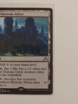 MTG Westvale Abbey Shadows Over Innistrad Regular Card, Near Mint Condition - Image 2
