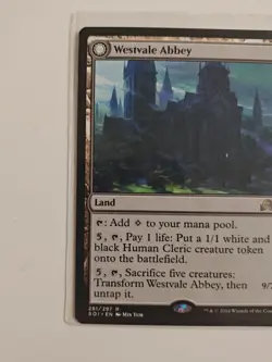MTG Westvale Abbey Shadows Over Innistrad Regular Card, Near Mint Condition - Image 3