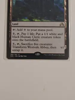 MTG Westvale Abbey Shadows Over Innistrad Regular Card, Near Mint Condition - Image 4