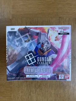 Gundam Card Game Booster Box Newtype Rising GD01 ENGLISH Sealed Case - Image 1