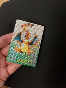 Charizard #006 Carddass Prism Holo Rare Pokemon Card Japanese Vintage Green - Image 2