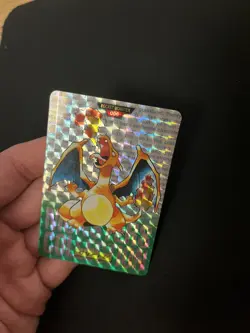 Charizard #006 Carddass Prism Holo Rare Pokemon Card Japanese Vintage Green - Image 3