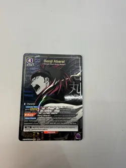 Bandai Union Arena Renji Abarai SR Holo Trigger Action Card Bleach - Image 1