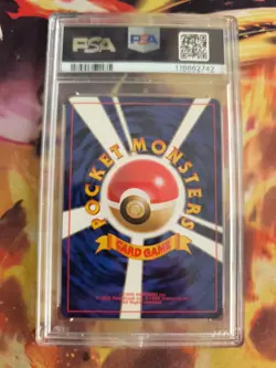 Pokemon Card Lt Surge Major Bob Leaders Stadium Japanese Gym heroes 1998 PSA 9 - Image 5