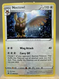 Noctowl - Promo SWSH: Sword & Shield Promo Cards SWSH027 NM - Image 1