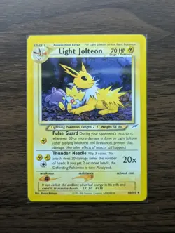 Pokemon TCG Light Jolteon Neo Destiny Card 48/105 Regular - Image 1