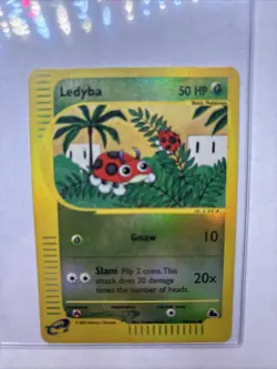 Ledyba 73/144 2003 Skyridge Pokemon Card Vintage e-Series WOTC Reverse Holo - Mp - Image 1