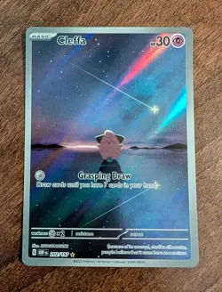 Cleffa 202/197 Obsidian Flames Illustration Rare Card Pokemon TCG NM - Image 2