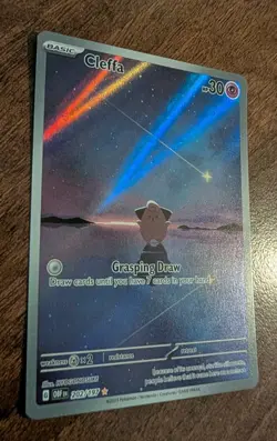 Cleffa 202/197 Obsidian Flames Illustration Rare Card Pokemon TCG NM - Image 3