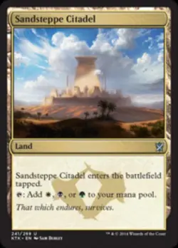 Sandsteppe Citadel - Light Play MTG Khans of Tarkir - Image 1