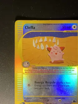 Pokemon Card-Cleffa-Skyridge-Holo Reverse-48/144-ENG-Excellent - Image 3