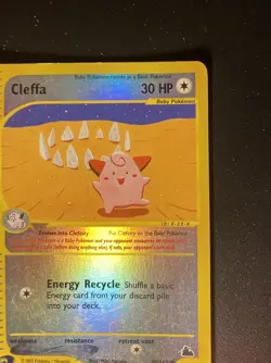 Pokemon Card-Cleffa-Skyridge-Holo Reverse-48/144-ENG-Excellent - Image 4