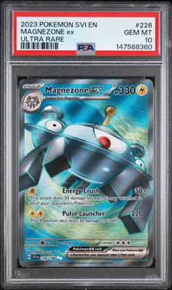 2023 POKEMON SVI EN-SCARLET & VIOLET ULTRA RARE #226 MAGNEZONE EX PSA 10 - Image 1