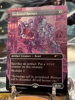 MTG Arcbound Ravager [Secret Lair] 🪐Galaxy FOIL✨ - Image 1