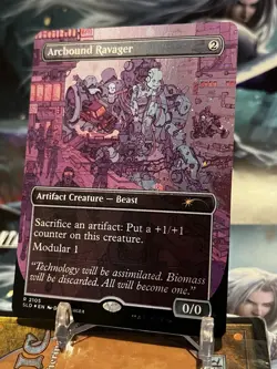 MTG Arcbound Ravager [Secret Lair] 🪐Galaxy FOIL✨ - Image 2