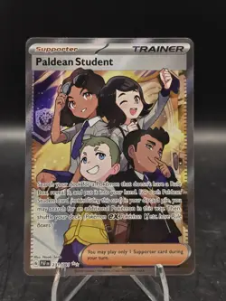 Pokemon TCG Paldean Student 231/191 Scarlet & Violet: Paldean Fates Holo NM - Image 1