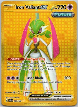 Iron Valiant ex 261/182 SV04: Paradox Rift Hyper Rare NM - Image 1