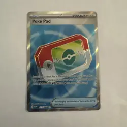 Pokemon Poke Pad 132/088 Full Art Ultra Rare Holo POR Set Trainer Item English - Image 1