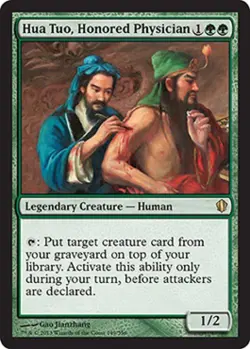 Hua Tuo, Honored Physician - Light Play MTG Commander 2013 Edition - Image 1