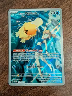Misty's Psyduck 193/182 Destined Rivals Illustration Rare Pokemon TCG NM - Image 2