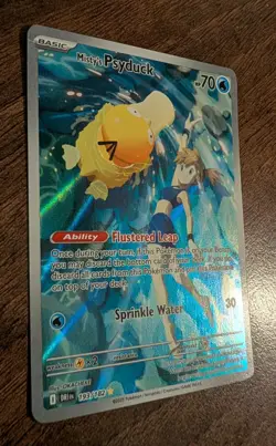 Misty's Psyduck 193/182 Destined Rivals Illustration Rare Pokemon TCG NM - Image 3