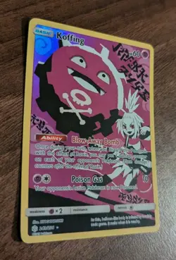 Koffing 243/236 Cosmic Eclipse Holo Secret Rare Pokemon TCG Near Mint - Image 4