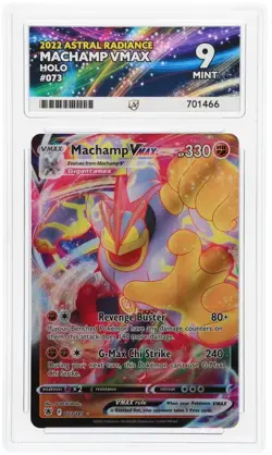 Machamp VMAX 073/189 Astral Radiance Holo Pokemon TCG Ace Grading 9 - Image 1