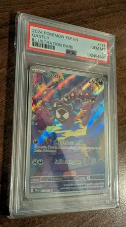 Gastly 177/162 - Temporal Forces - Illustration Rare - Pokemon TCG - PSA 10 - Image 2