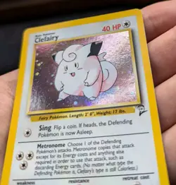 Clefairy *SWIRL* 6/130 Base Set 2 Mint Holo Unlimited Pokemon TCG - Image 5