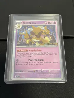 Sealed Alakazam MEP 003 - Mega Evolution Stamped, Prerelease Pokemon Promo - Image 3