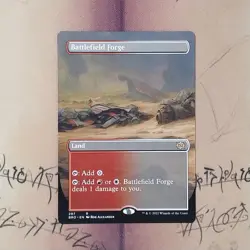Battlefield Forge (Borderless) 297 BRO Regular Rare NM MTG Card English - Image 1
