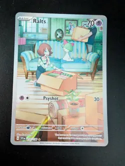 Ralts 211/198 Pokemon Scarlet Violet Base Illustration Card NM Condition - Image 1