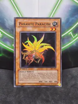 Yugioh Parasite Paracide PSV-003 Super Rare 1st Edition NM - Image 1