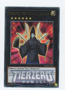 Yugioh Norito the Moral Leader BLRR-EN058 Ultra Rare 1st Edition Near Mint - Image 1