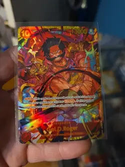 Gol D Roger OP09-118 SEC Secret Rare Emperors In The New World One Piece NM - Image 1