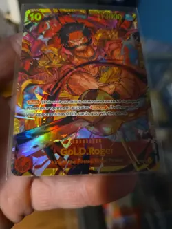 Gol D Roger OP09-118 SEC Secret Rare Emperors In The New World One Piece NM - Image 2