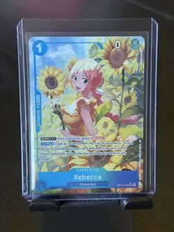 Rebecca (Alt Art) OP15-053 SR Adventure on KAMI's Island ONE PIECE ENGLISH NM - Image 1