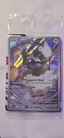Tornadus 210 - Pokemon TCG S&V White Flare ETB Black Star Promo Card- NM+/Sealed - Image 1