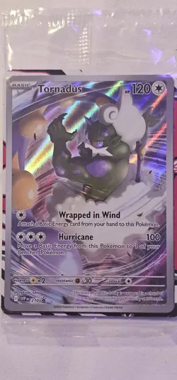 Tornadus 210 - Pokemon TCG S&V White Flare ETB Black Star Promo Card- NM+/Sealed - Image 3