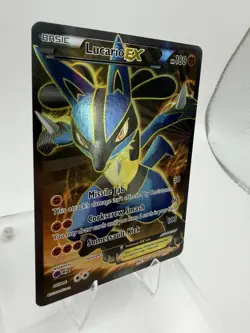 Pokemon Lucario EX XY Furious Fists Full Art Ultra Rare 180HP #107/111 NM/LP - Image 3