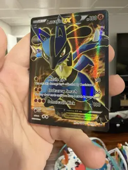 Lucario EX 107/111 - Full Art Ultra Rare Pokemon TCG Furious Fists LP - Image 4