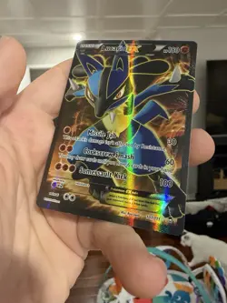 Lucario EX 107/111 - Full Art Ultra Rare Pokemon TCG Furious Fists LP - Image 5