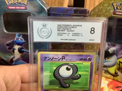 Pokemon Card Icognito Unown R Corocoro Comics Promo Japanese Unp PGS PSA 8 - Image 3