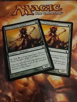 Magic the Gathering MTG Ravnica - Elves of the Deep Shadow x 2 - LP - Image 1