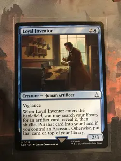 MTG Loyal Inventor Assassin's Creed ACR 0021 NM - Image 1